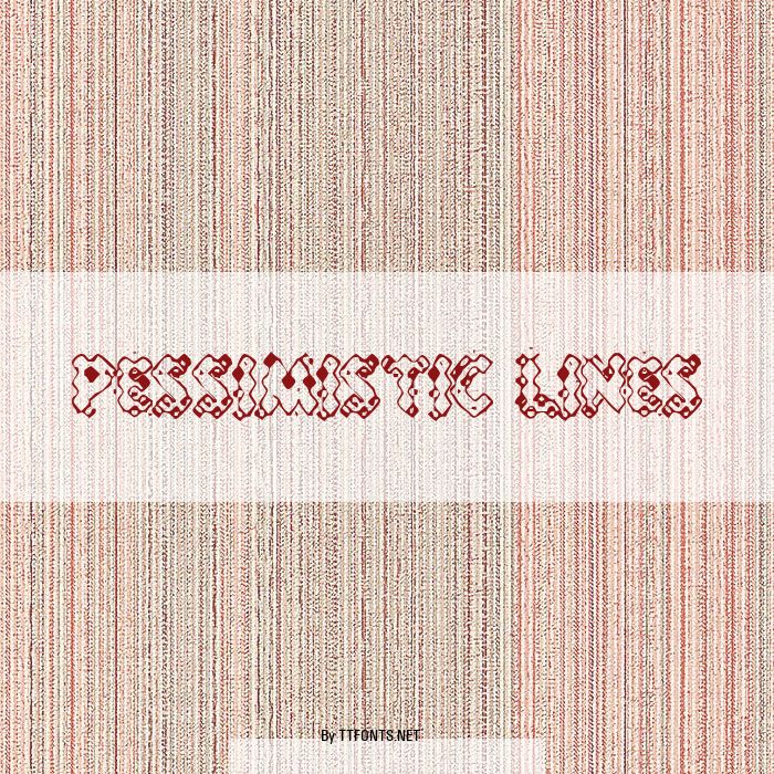 Pessimistic Lines example