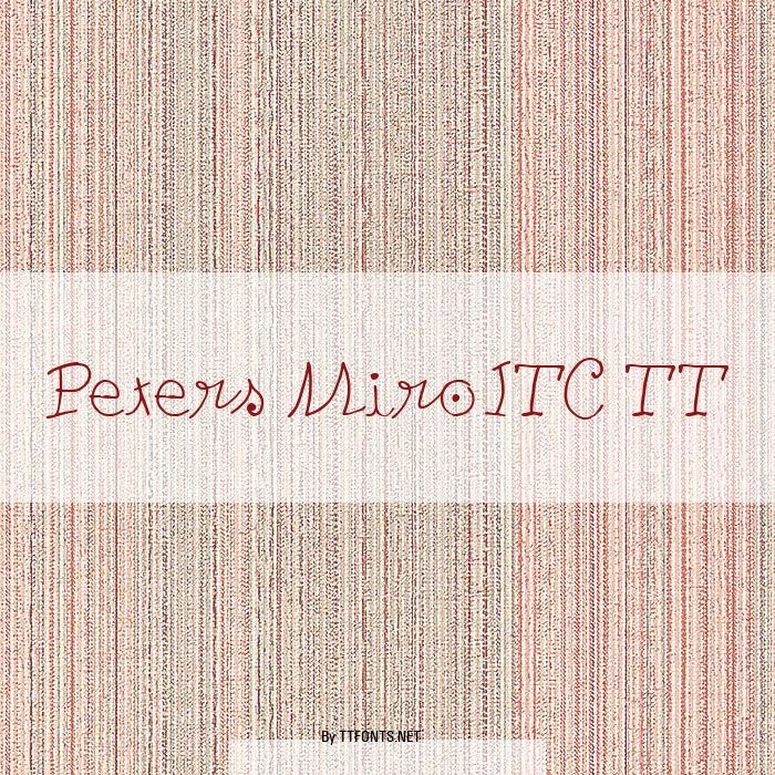 Peters MiroITC TT example