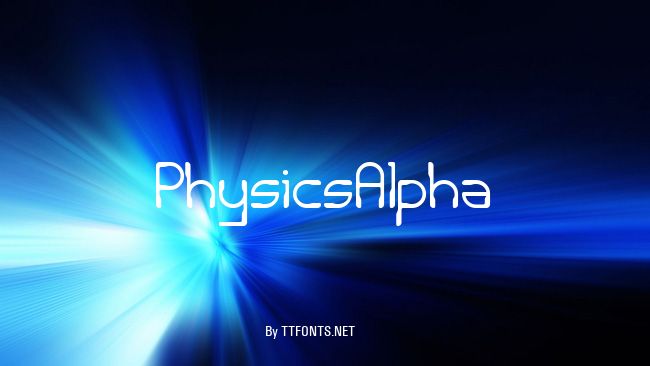 PhysicsAlpha example
