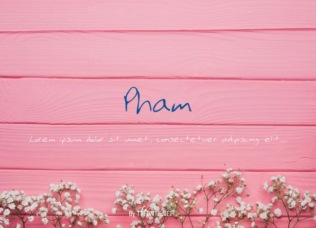 Pham example