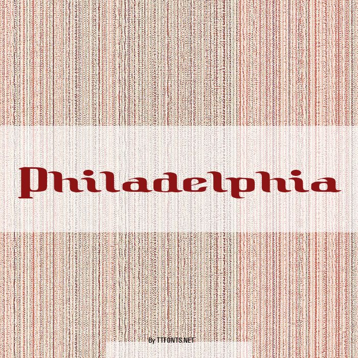 Philadelphia example