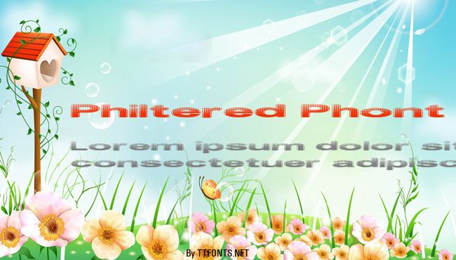 Philtered Phont example