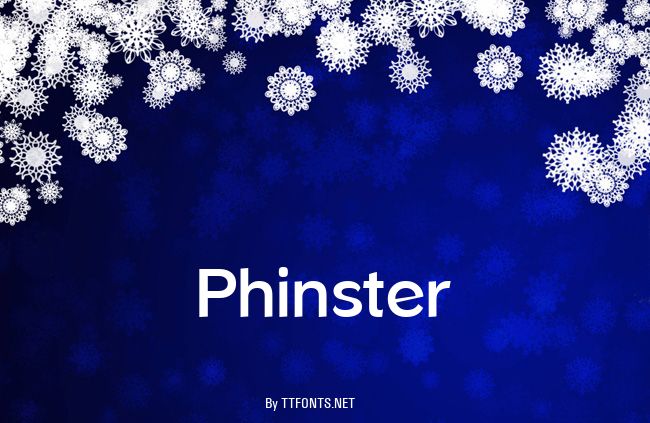 Phinster example