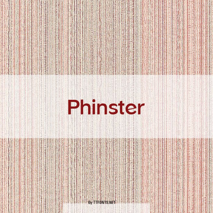 Phinster example