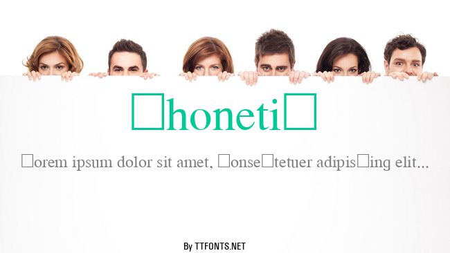 Phonetic example