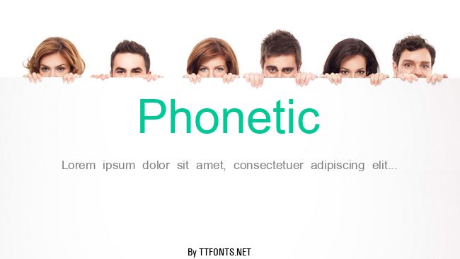 Phonetic example