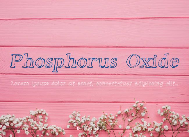 Phosphorus Oxide example