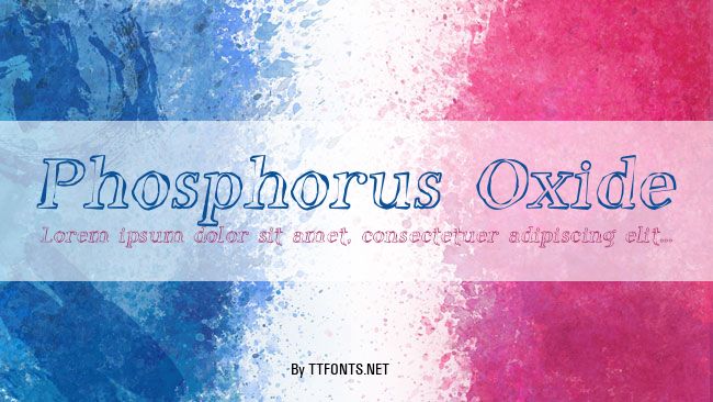 Phosphorus Oxide example