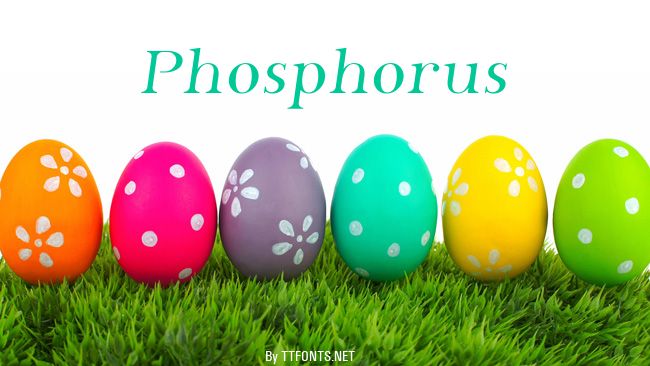 Phosphorus example