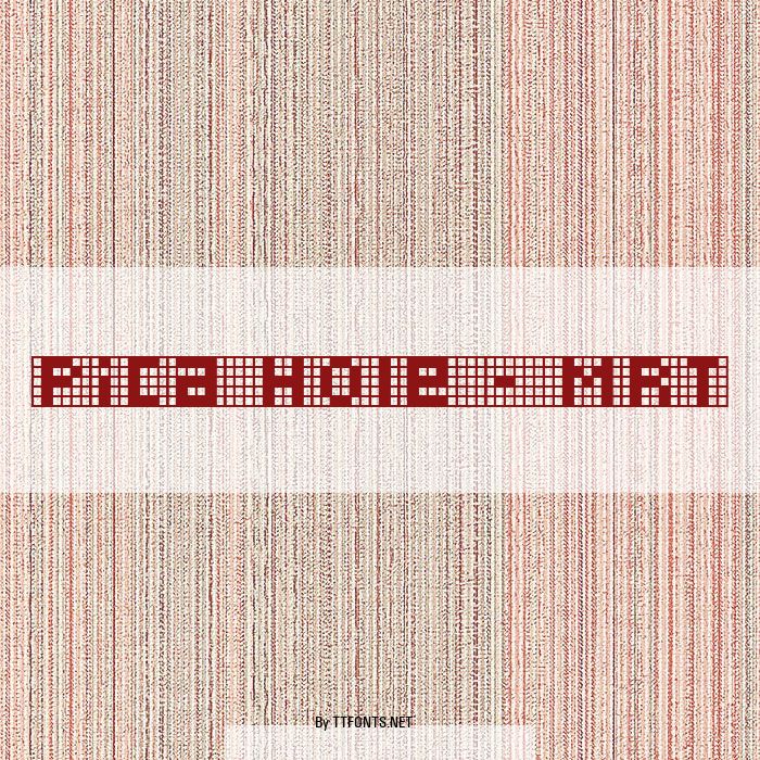 Pica Hole - MRT example