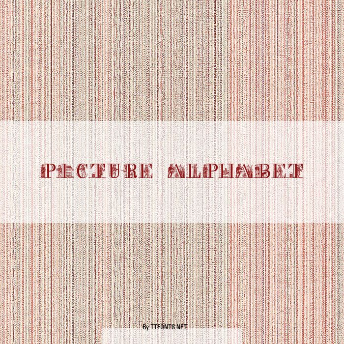 Picture Alphabet example