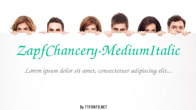 ZapfChancery-MediumItalic example