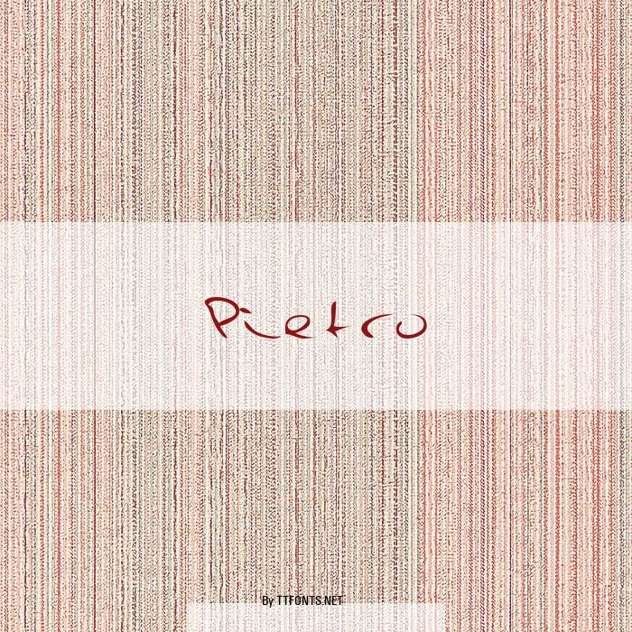 Pietro example