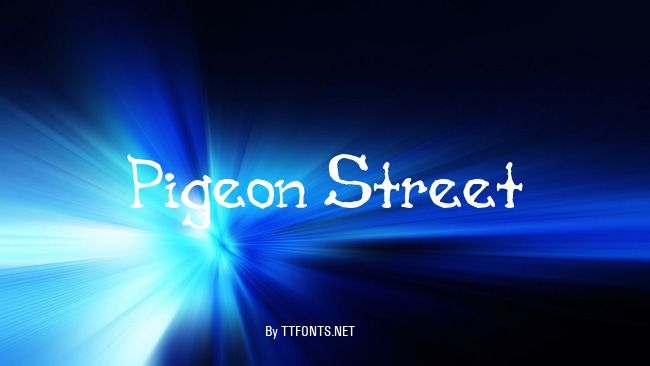 Pigeon Street example