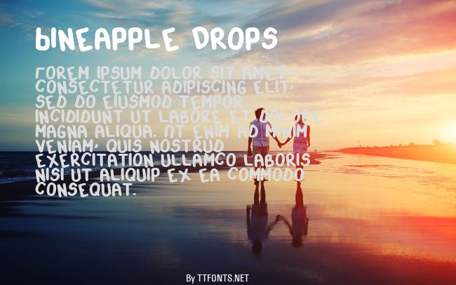 Pineapple Drops example