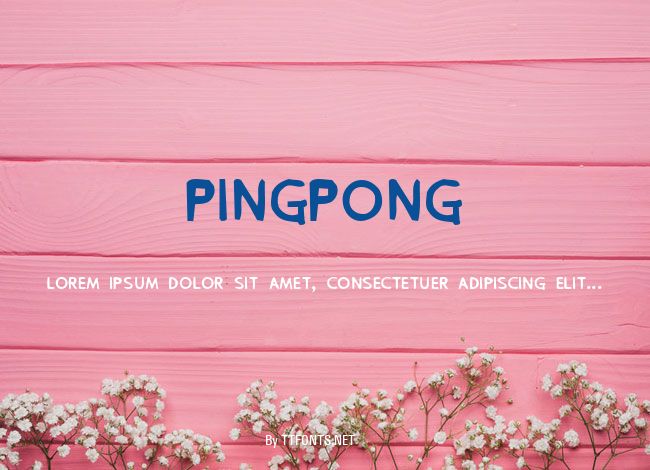PingPong example