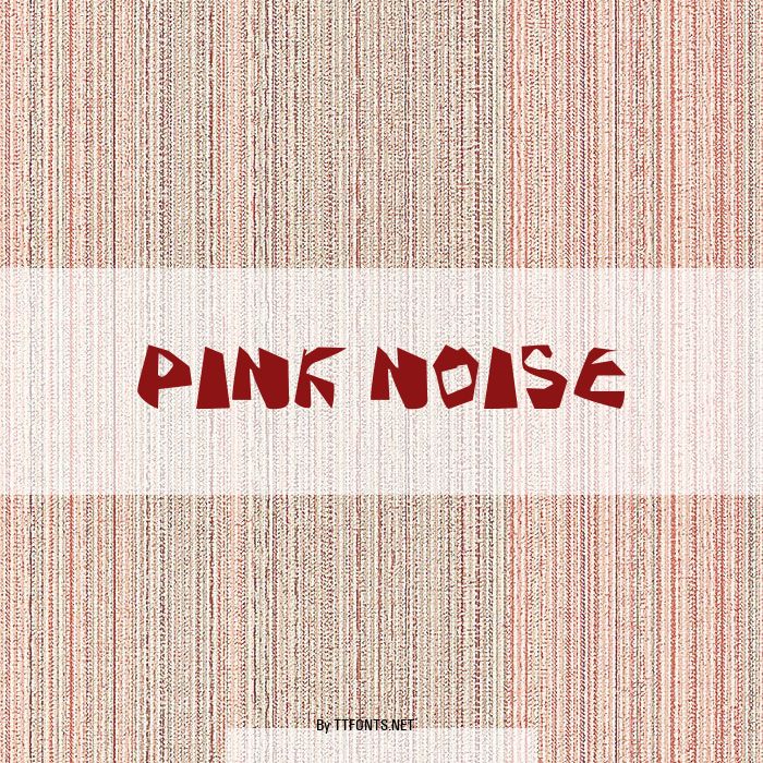 Pink Noise example