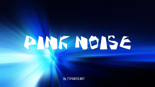 Pink Noise example