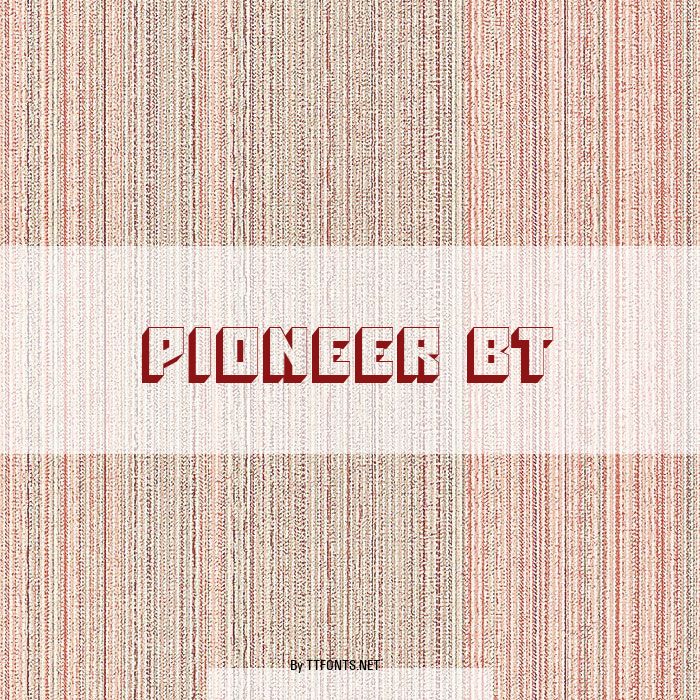 Pioneer BT example