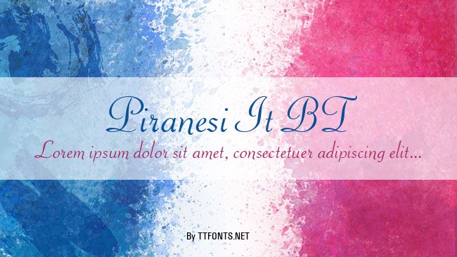 Piranesi It BT example