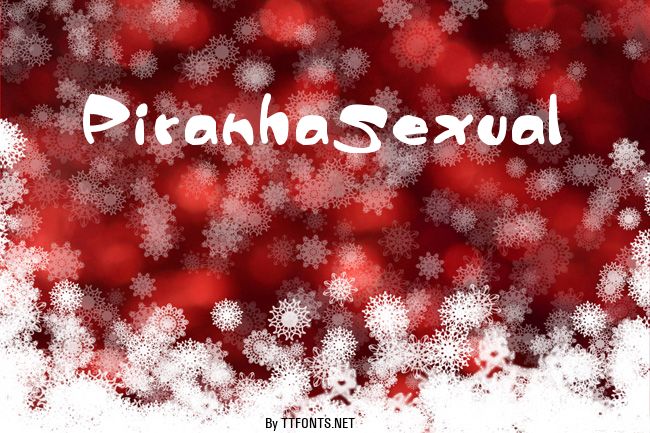 PiranhaSexual example