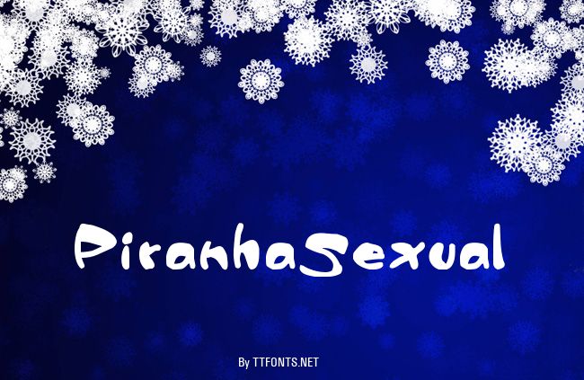 PiranhaSexual example