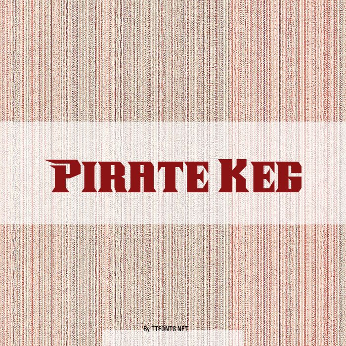 Pirate Keg example
