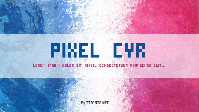 Pixel Cyr example