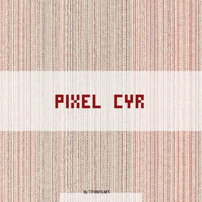 Pixel Cyr example