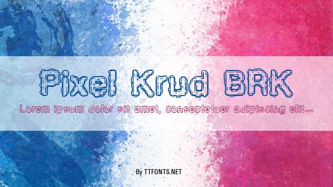 Pixel Krud BRK example