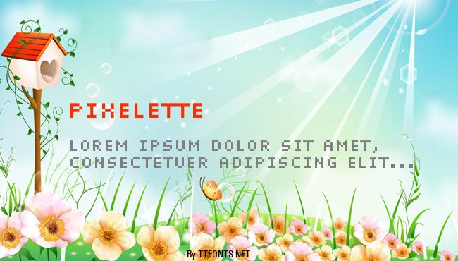 Pixelette example