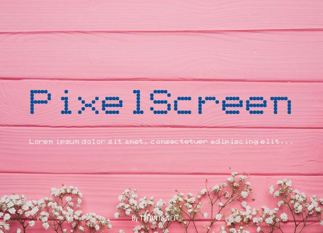 PixelScreen example