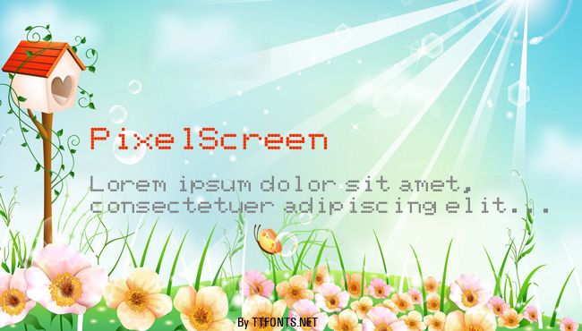 PixelScreen example