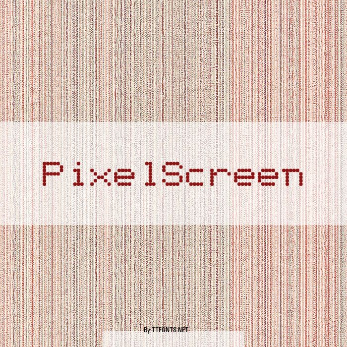 PixelScreen example