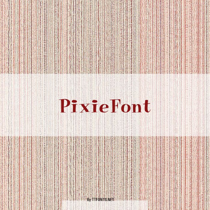 PixieFont example