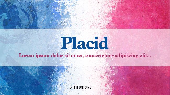 Placid example