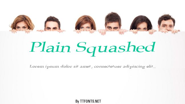 Plain Squashed example
