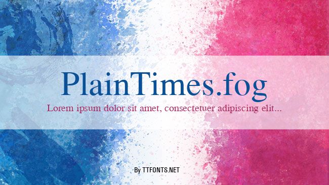 PlainTimes.fog example