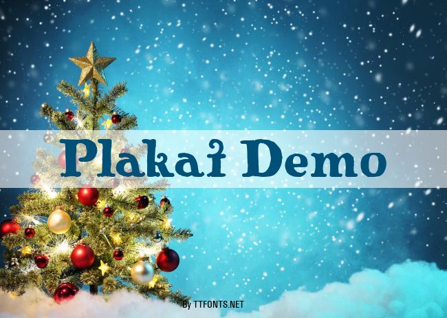 Plakat Demo example
