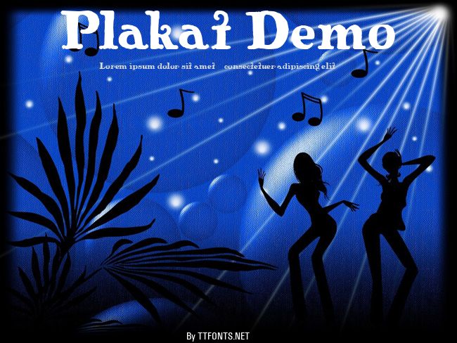 Plakat Demo example