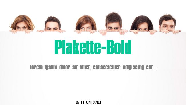 Plakette-Bold example