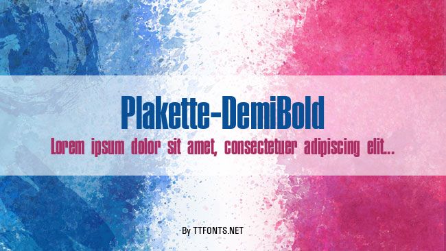 Plakette-DemiBold example