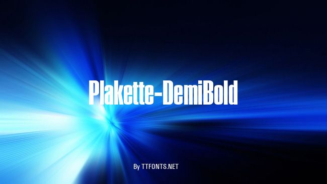 Plakette-DemiBold example