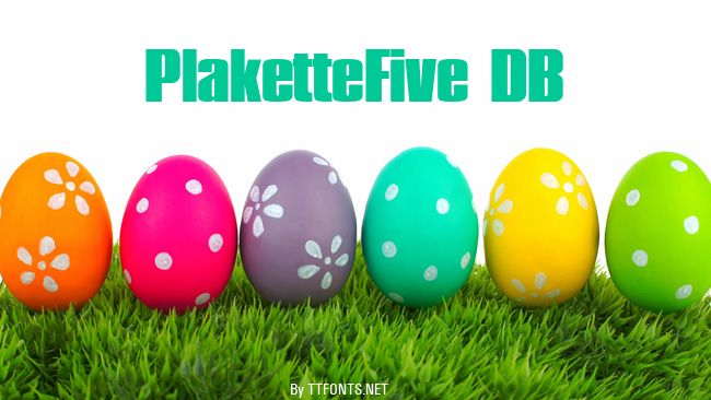 PlaketteFive DB example