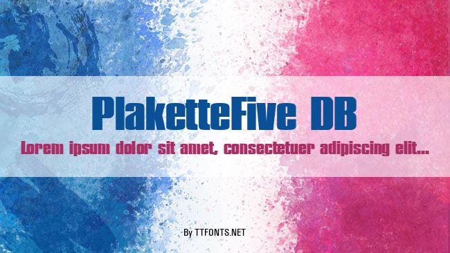 PlaketteFive DB example