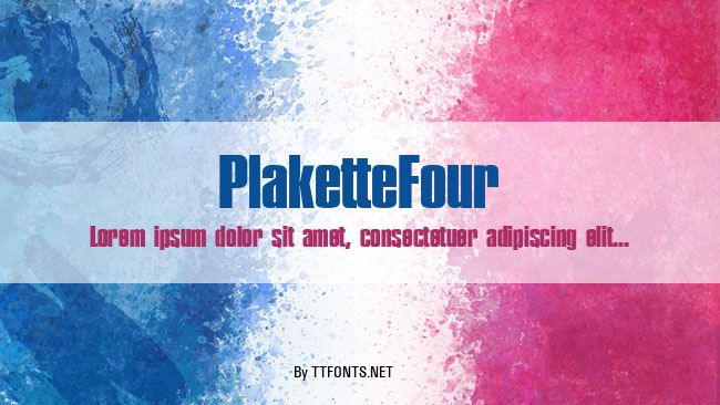PlaketteFour example