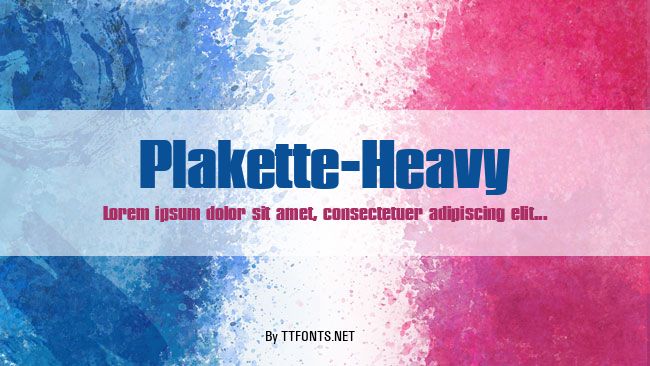 Plakette-Heavy example