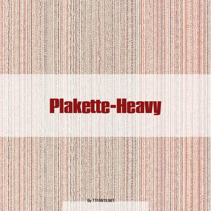 Plakette-Heavy example