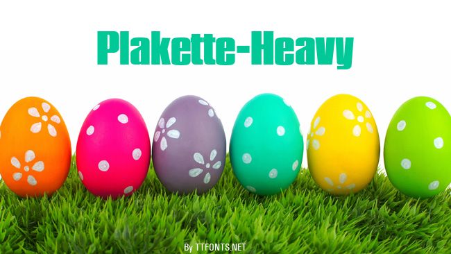 Plakette-Heavy example