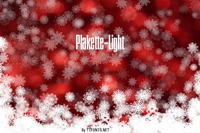 Plakette-Light example